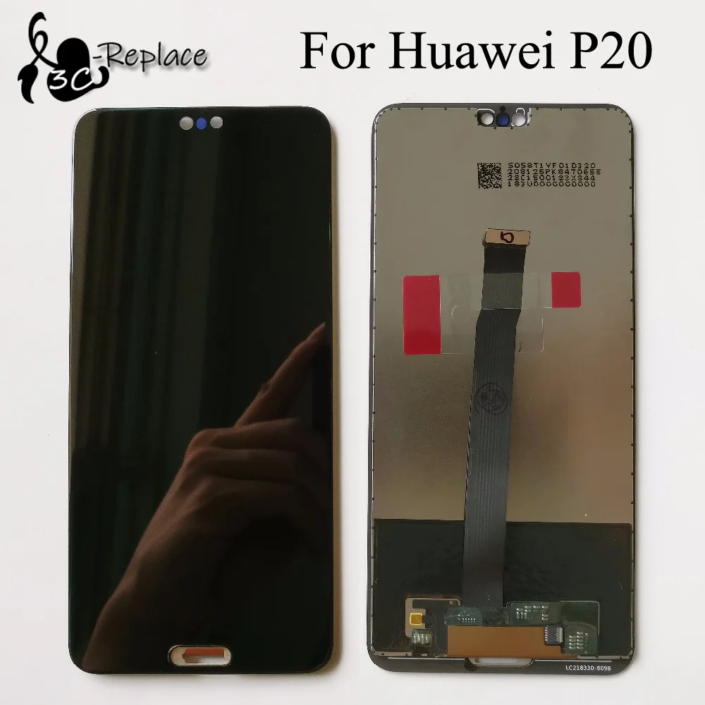 ЖК дисплей и сенсорный экран для Huawei P20 дигитайзер в сборе замена EML TL00 L29 29C L09 L09C AL00