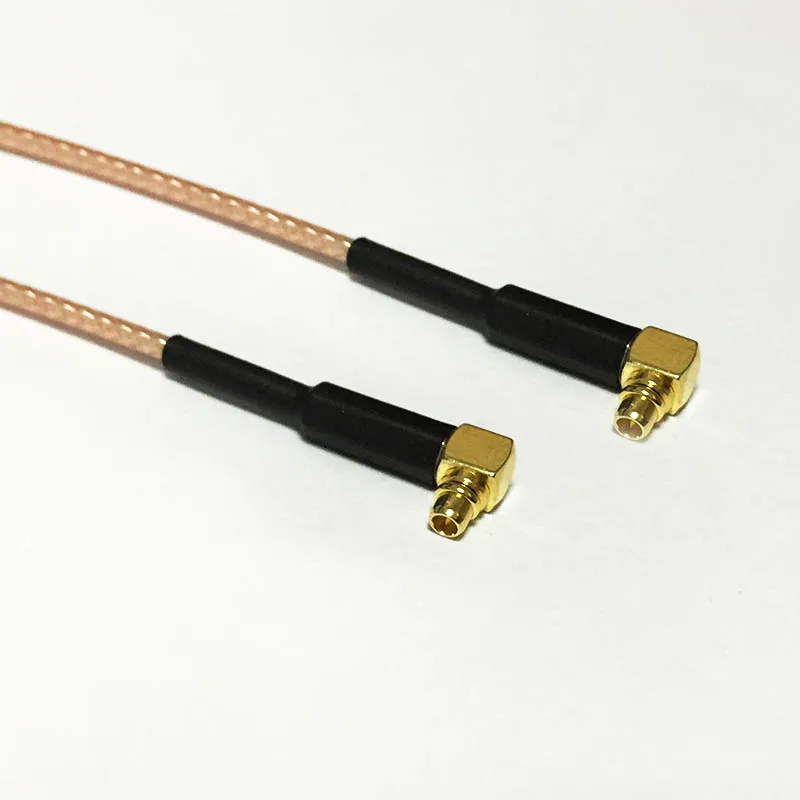 Новый модем коаксиальный кабель MMCX штекер правый угол переключатель RG178 15 см 6