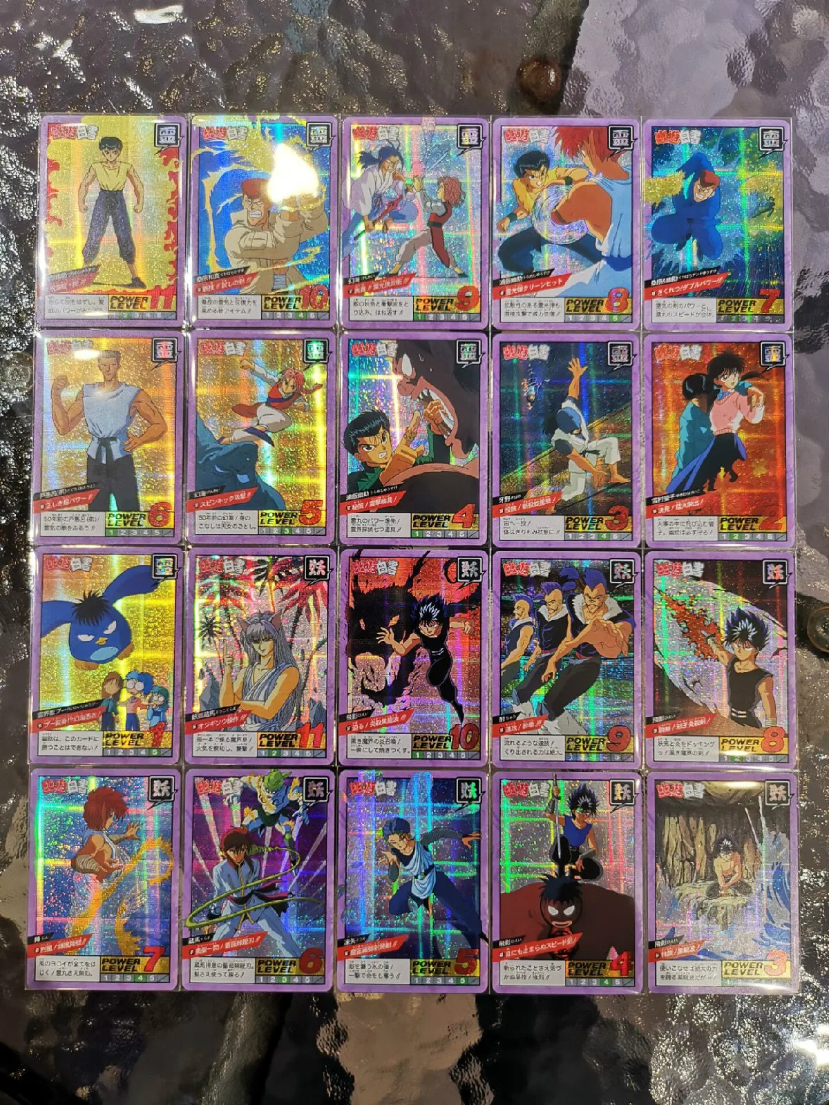 44 шт./компл. YuYu Hakusho боевые бомбы игрушки хобби Коллекционные вещи игра Коллекция