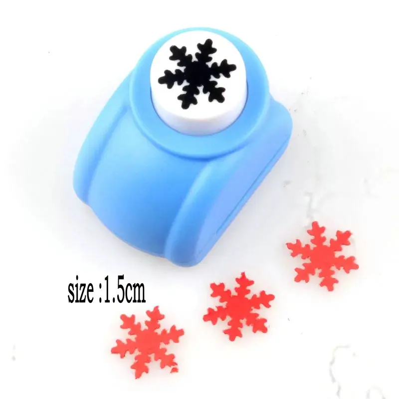 5/"-3" Снежинка перфоратора de papel snowflower бумажный резак cortador de papel de scrapbook furador de papel furador eva
