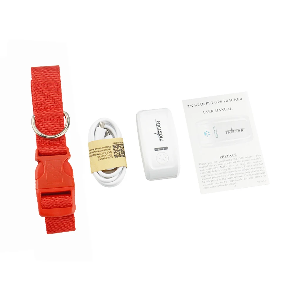 orange no box TK909 gps трекер tkstar водонепроницаемый Глобальный локатор ошейник с трекером собака кошка бесплатное приложение платформа в реальном времени автомобильный мини gps трекер - Цвет: orange no box