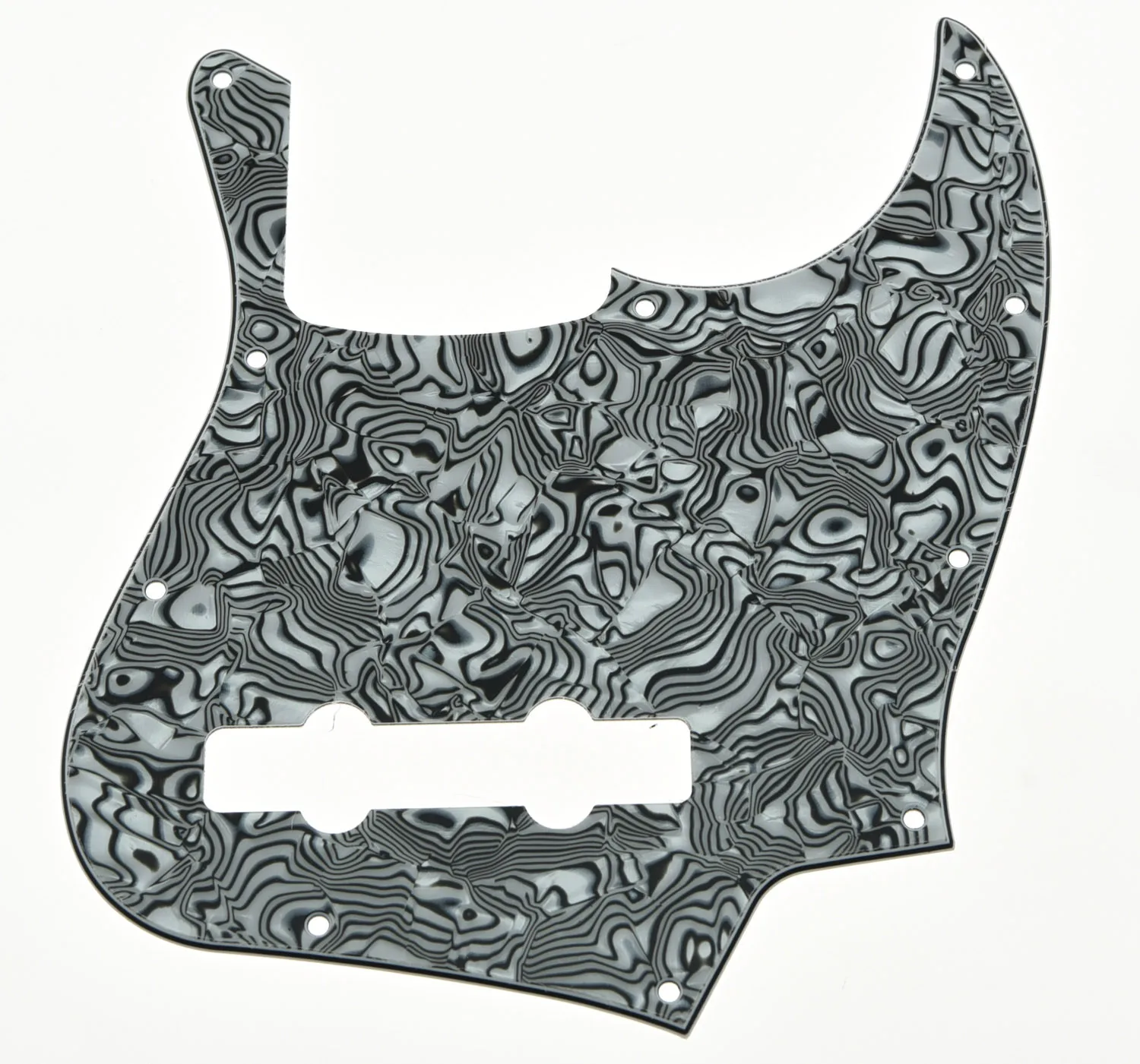 Спецификация США полоска Zebra 5 String Jazz J Bass Pickguard пластина для царапин подходит Fender|j