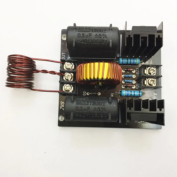 Manufacturing Set of Induction Heating Module for Driving Plate ZVS Tesla Coil Power-Supply Boost High Voltage Generator | Обустройство