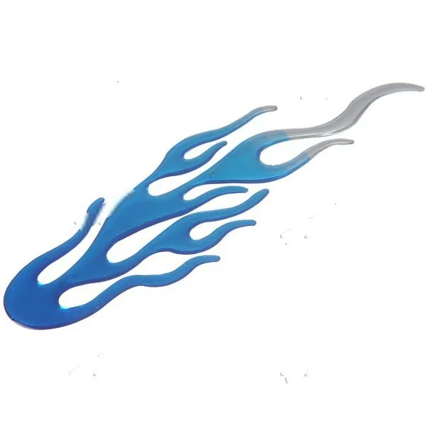 Moblin 2 x Flame Shaped Sticker Decal for Car Auto Vehicle Automobile RFS-144592 |