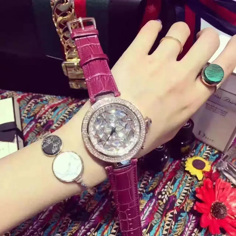 Montre Femme легкие экстравагантные машали часы со стразами модельные Часы Vogue