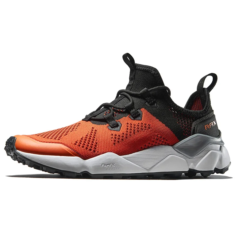 orange 458 RAX мужские амортизирующие кроссовки для бега, безопасные, для ночного бега, для улицы, спортивные брендовые кроссовки, мужские треккинговые кроссовки, мужские кроссовки для спортивного зала - Цвет: orange 458