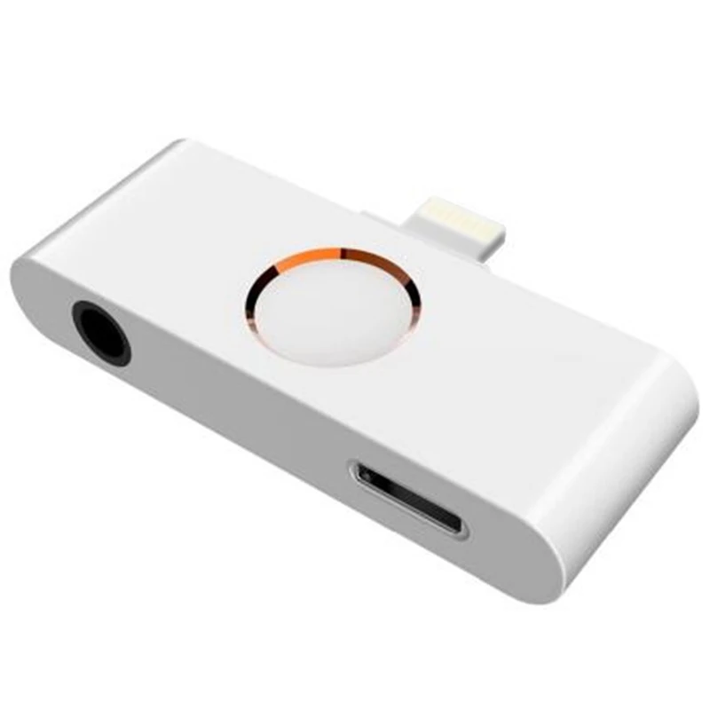 Для iPhone X XR XS 8 Ipad iOS 12 11 10 домашняя кнопка аудио адаптер конвертер для наушников