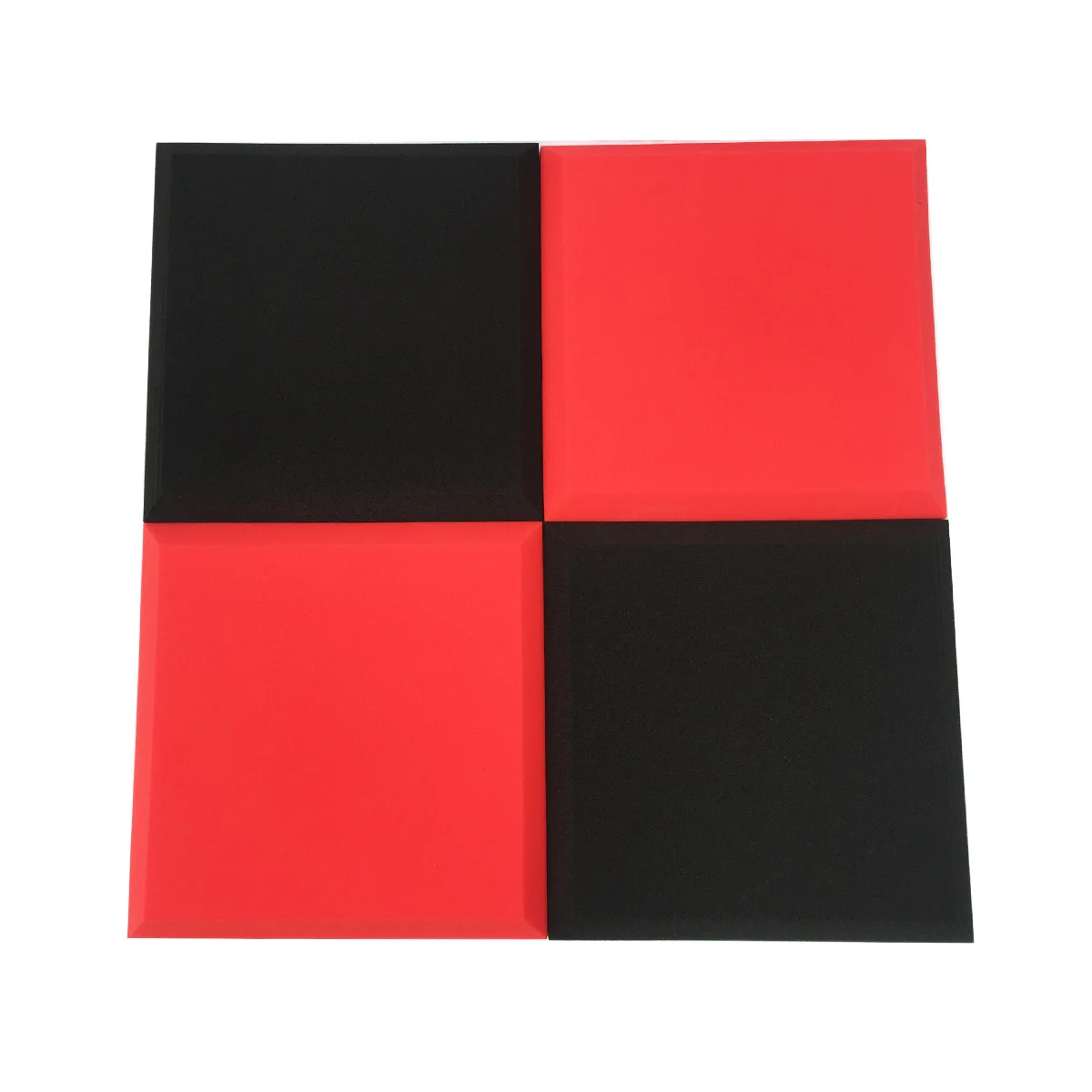 24PCs 50x50x5cm Studio Acoustic Soundproof Foam Sound Absorption Treatment Panel Tile Wedge Protective Sponge 4 Colors