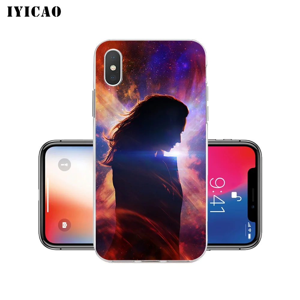 IYICAO X Men Dark Phoenix movie Мягкий силиконовый чехол для телефона iPhone XR XS MAX 6 6s 7 8 Plus 5 5S SE TPU