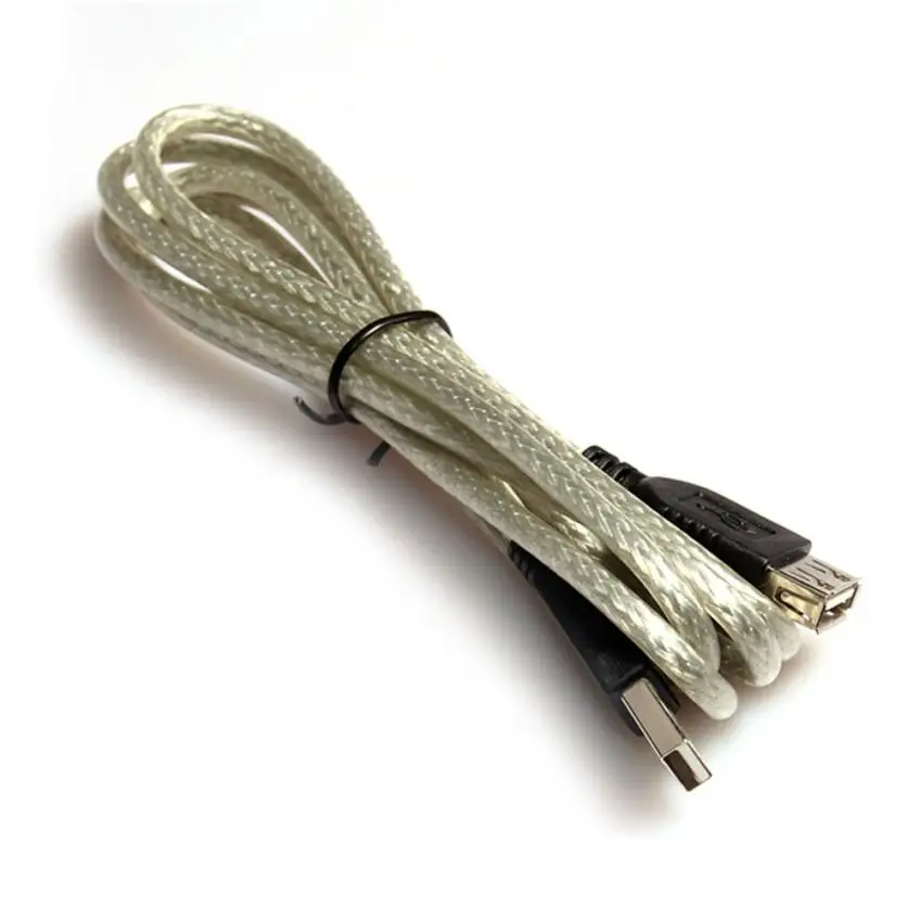 2018 Новый 1 5 м USB2.0 Удлинительный кабель USB для подключения к женскому кабелю новая