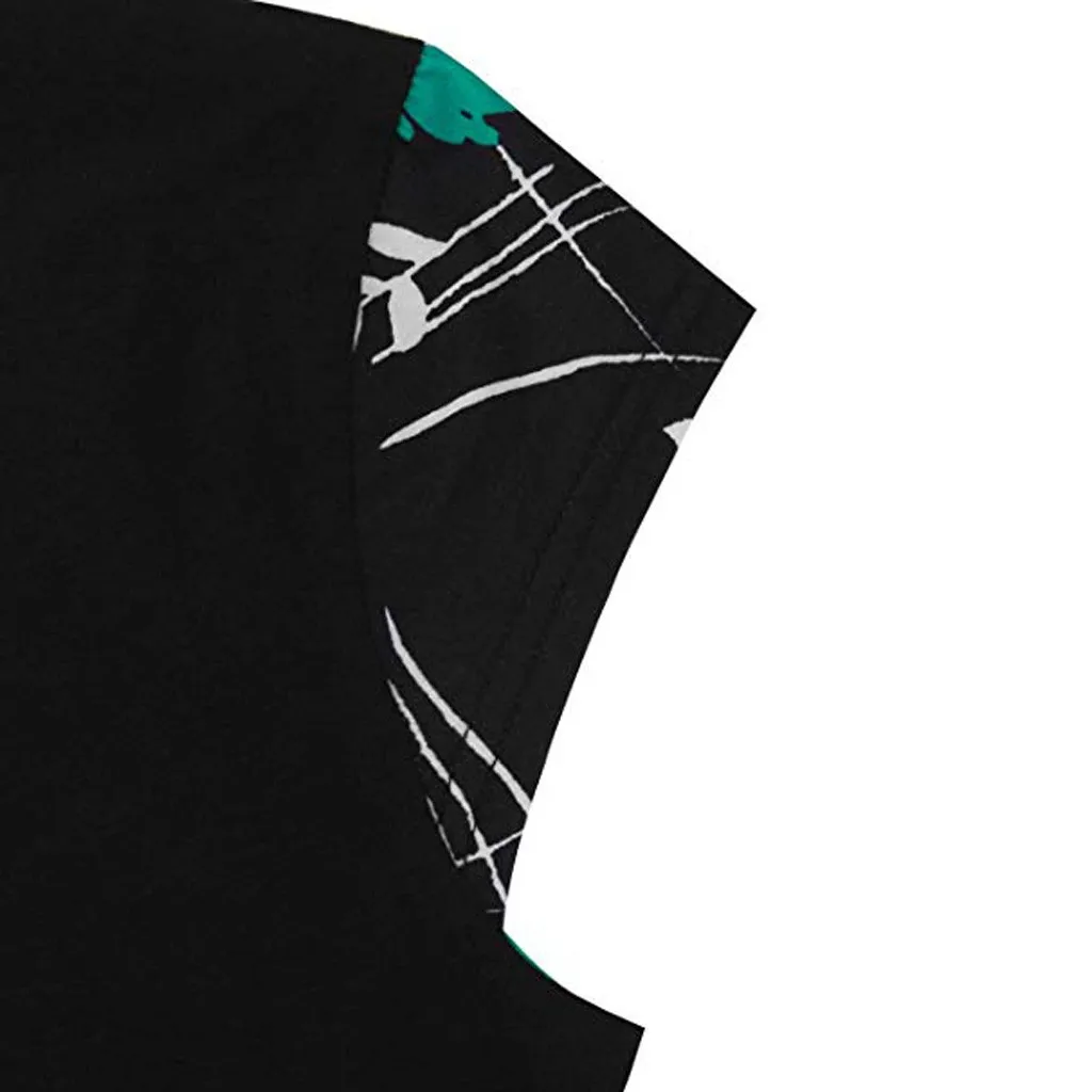 Свободные женские платья с коротким рукавом и v образным вырезом винтажное