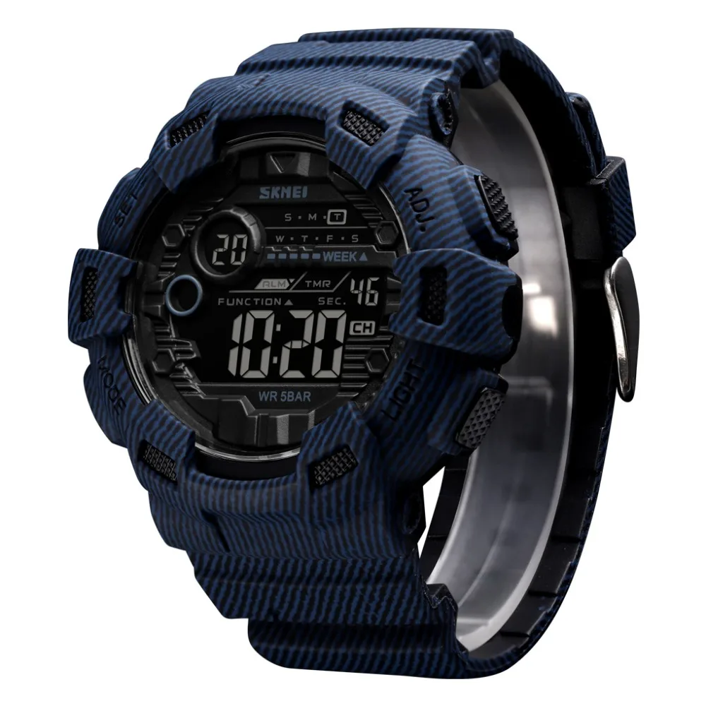 SKMEI часы Мужские Цифровые Спортивные мужские наручные часы reloj hombre два времени Chrono будильник часы модные мужские часы лучший бренд 1472