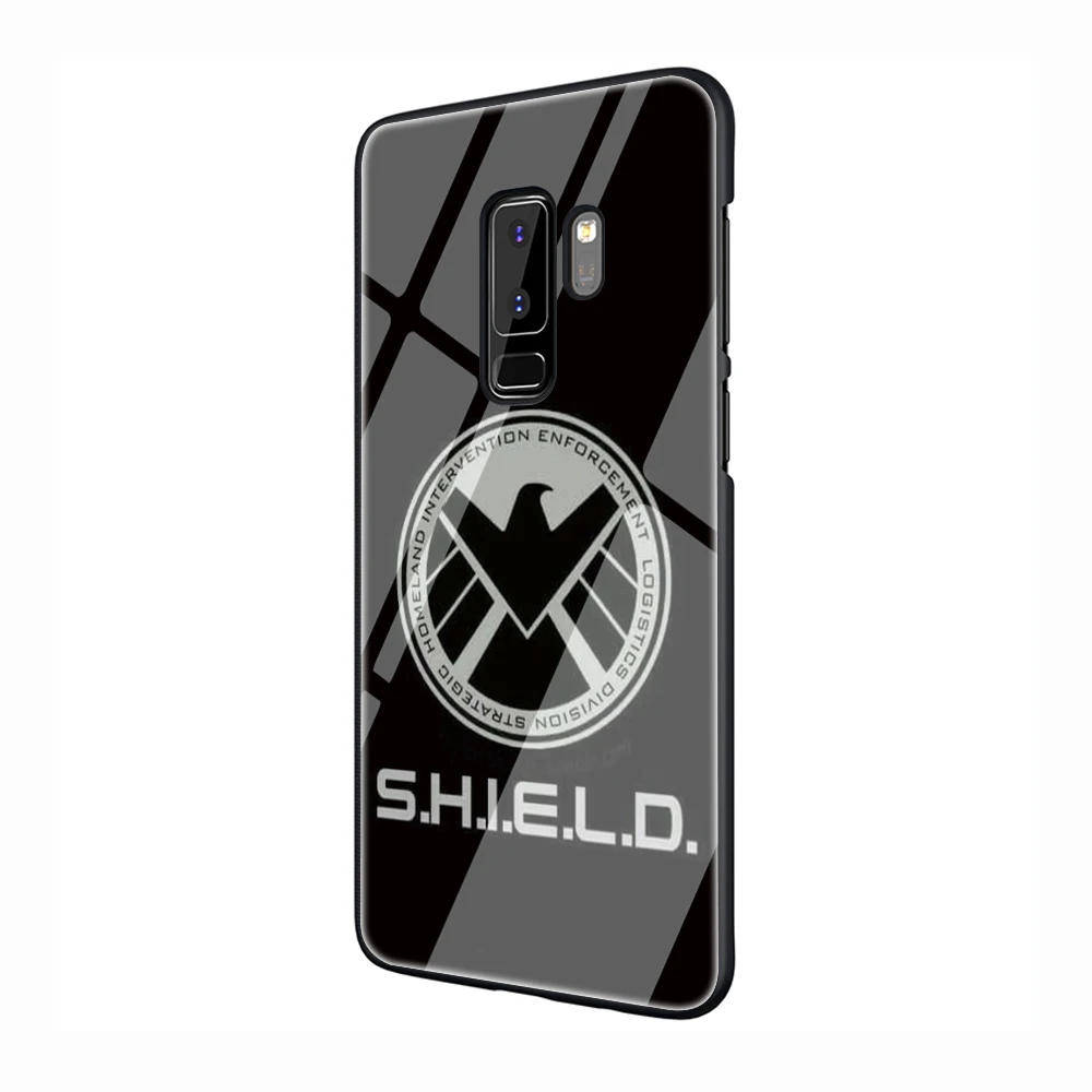 G6 Агенты Marvel щита S. H. I. E. L. D закаленное стекло чехол для телефона samsung Galaxy S7 S8 Note 8 9 10 Plus A10 20 30 40 50 60 70 - Цвет: G6