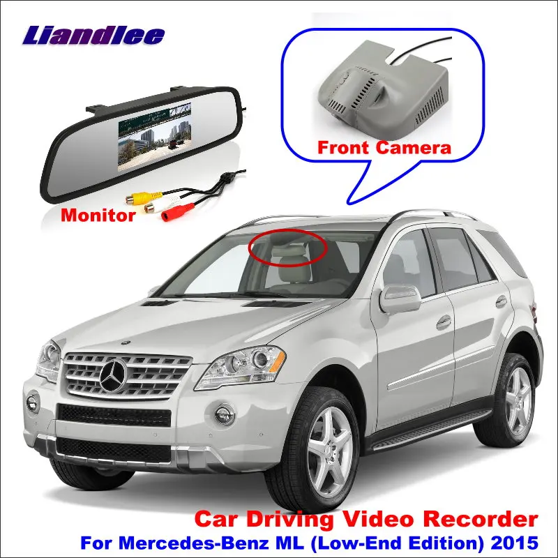 

Liandlee Car DVR Front Camera Driving Video Recorder Mirror Monitor For Mercedes Benz ML (Low-End Edition) 2015 HD AUTO CAM