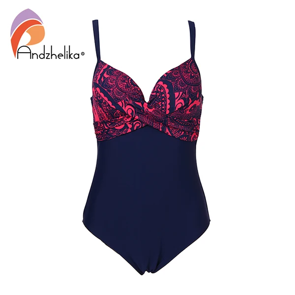 18709-1 Red Andzhelika bikini женский купальник монокини для женщин размера плюс - Цвет: 18709-1 Red