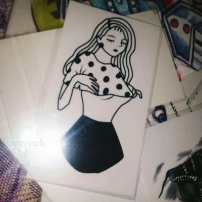 Водостойкие временные тату наклейки Старая школа сексуальные девушки флэш