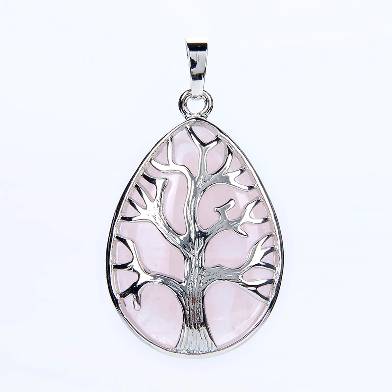 Новые модные ювелирные изделия опал аметист бирюза розовый кварц лазурит камень