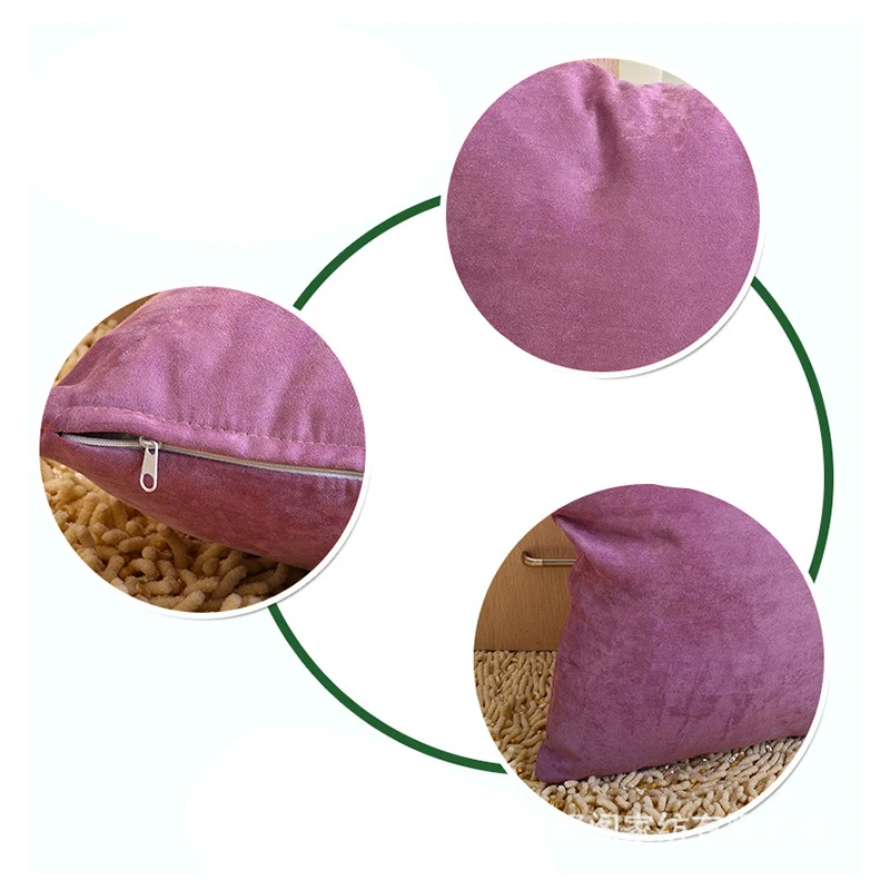 2019 Бархатная подушка диван талии Бросок Чехлы домашнего декора чехол для подушки