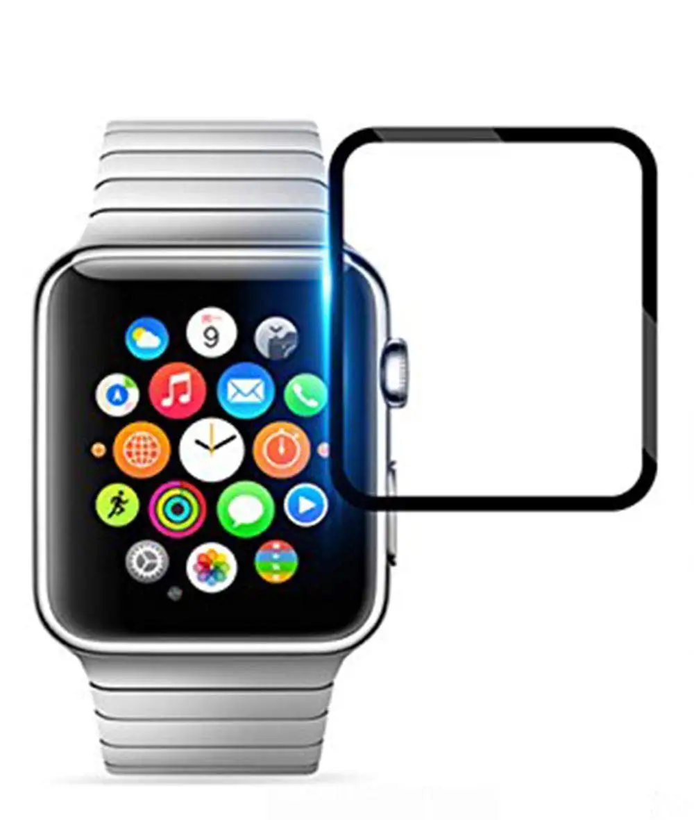 3D защитная пленка из закаленного стекла с полным покрытием от края до для apple watch