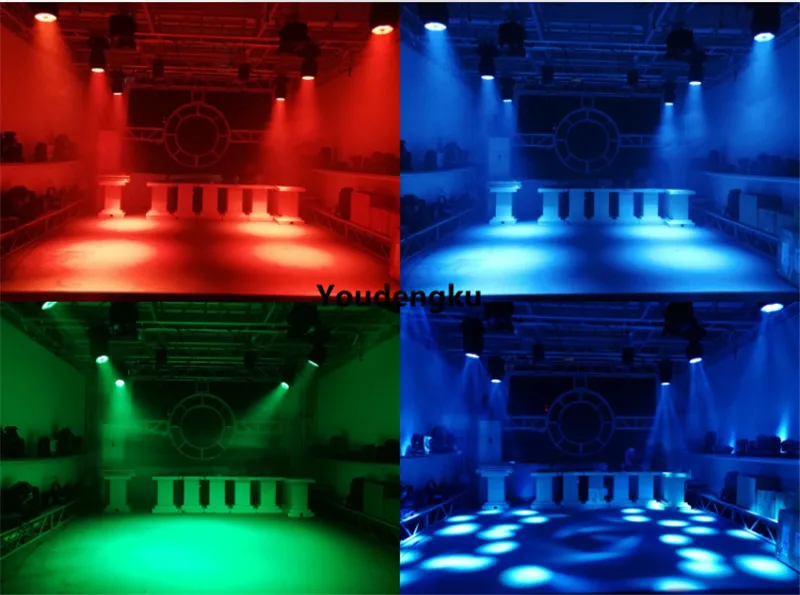 2pcs Party disco bar led mimi wash moving head ligth 6x40w rgbw 4in1 mini bee eye zoom Show Stage Light | Освещение