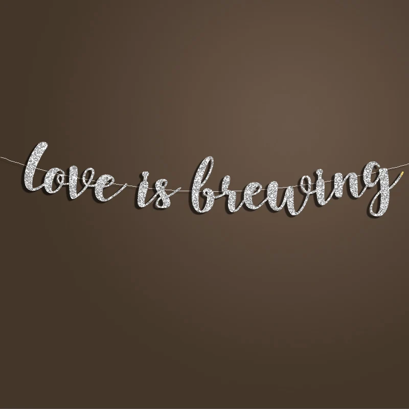 Надпись с надписью Love Is Brew Золотой Свадебный декор|love is|decorative decorativelove love |