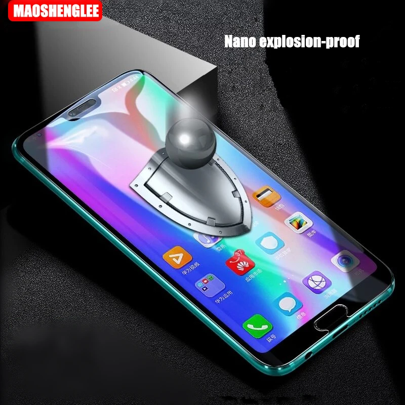 2 шт закаленное стекло для huawei honor 10, защита экрана 9H 2.5D, анти-Blu-Ray стекло для huawei honor 10 lite, защитная пленка