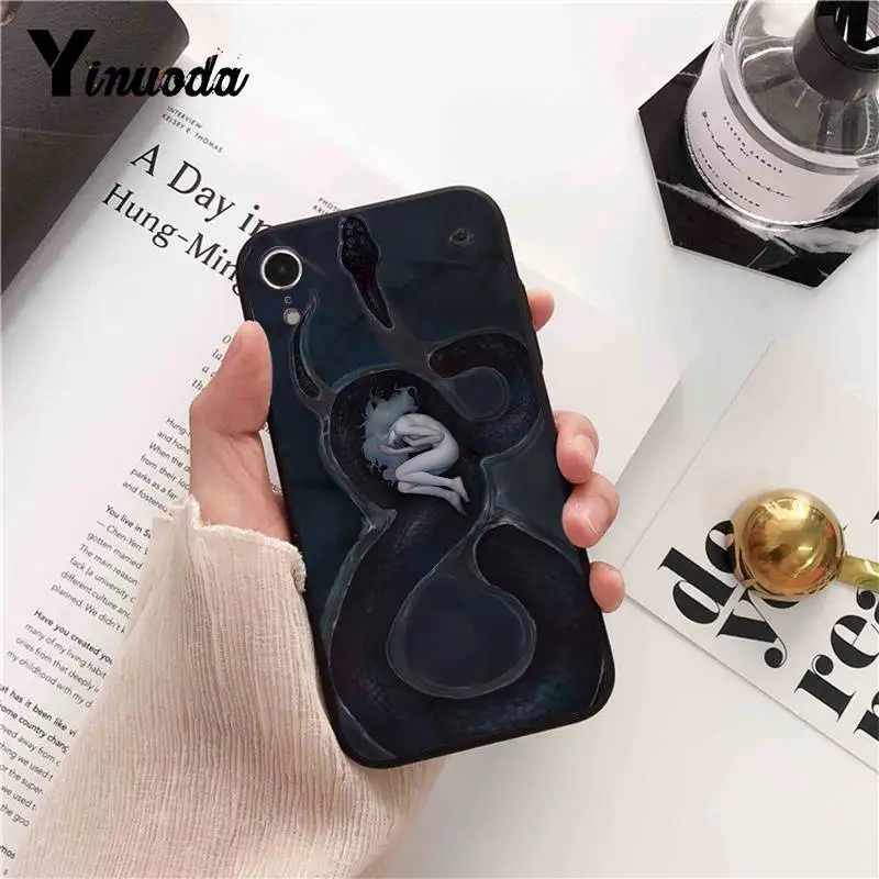 Чехол для телефона Yinuoda Animal The Snake iPhone 5 5Sx 6 7 7plus 8 8Plus X XS MAX XR 10 11 pro max | Мобильные