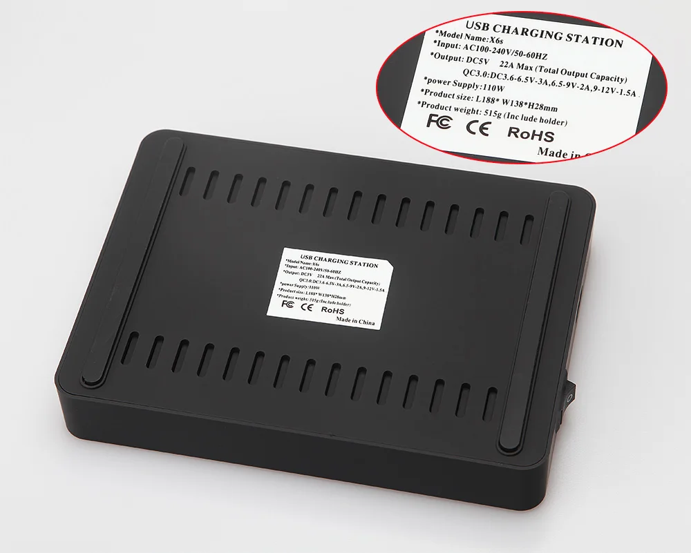 110 Вт USB зарядная станция быстрая зарядка многофункциональное устройство быстрое