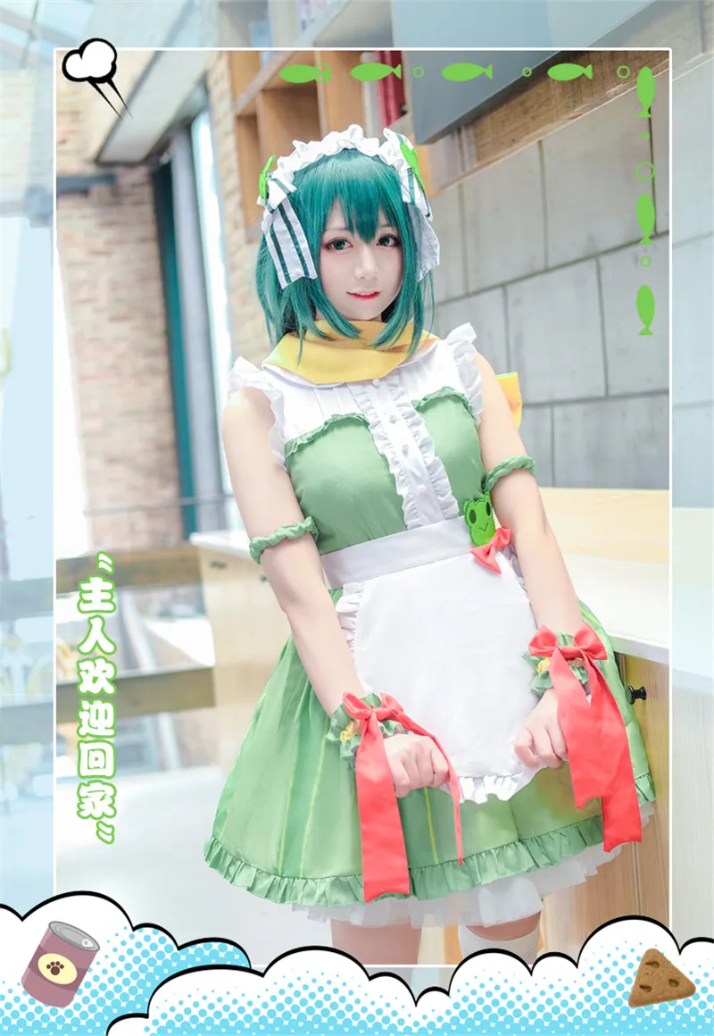 Boku No Hero Academia Himiko Toga Лолита платья маскарадный костюм мой герой Academia Asui Tsuyu Ochaco Uraraka юбка горничной парики волосы