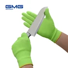 Перчатки защитные, горячая Распродажа GMG, желтые, с защитой от порезов, EN388 ANSI