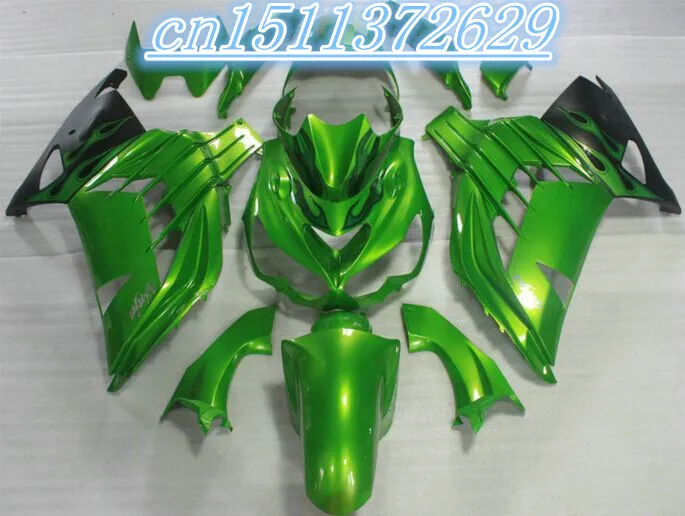 Bo KAWASAKI NINJA ZX14R 12 13 ZX 14R зеленый черный ZX14 R 2012 2013 14 обтекатель сток зеленый|zx 14|kawasaki