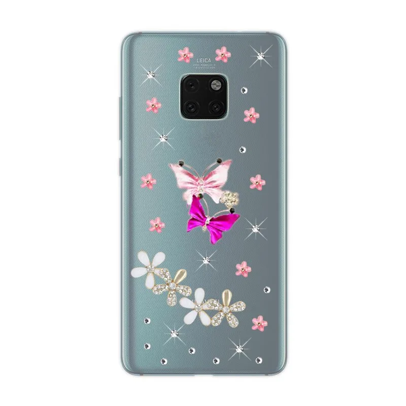 Для honor 9X 8A 8C honor 9 lite view 20 peacock Прозрачный чехол для телефона huawei P30 Pro P20 lite mate 20 10 Y6 Y7 бампер - Цвет: Transparent 2