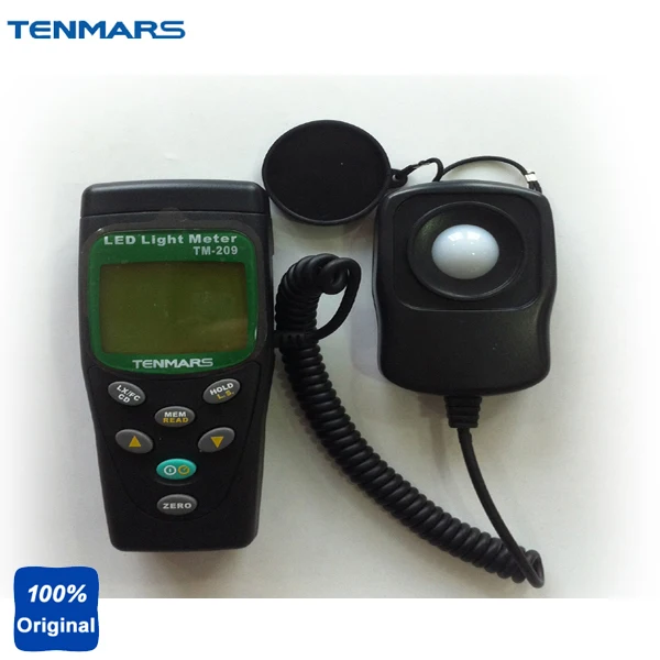 TM 209 Измерение интенсивности освещения в люкс или ножной свече Светодиодный