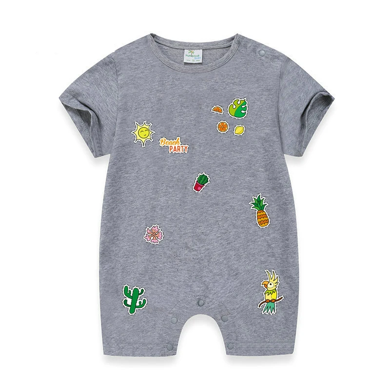 Summer Heat Transfer Patch Flamingos Iron on DIY Sticker Flat for Baby Kids New | Дом и сад