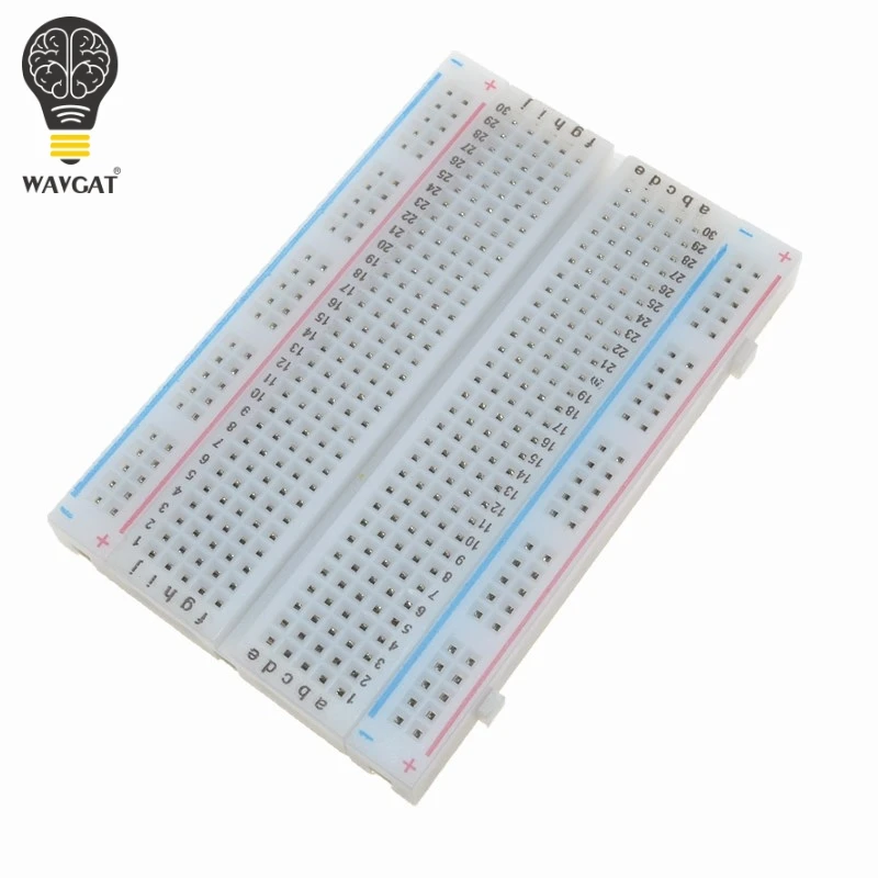 Suq 1 Pcs New 400 Tie Points Solderless PCB Breadboard Mini Universal Test Protoboard DIY Bread Board for Bus Test Circuit Board