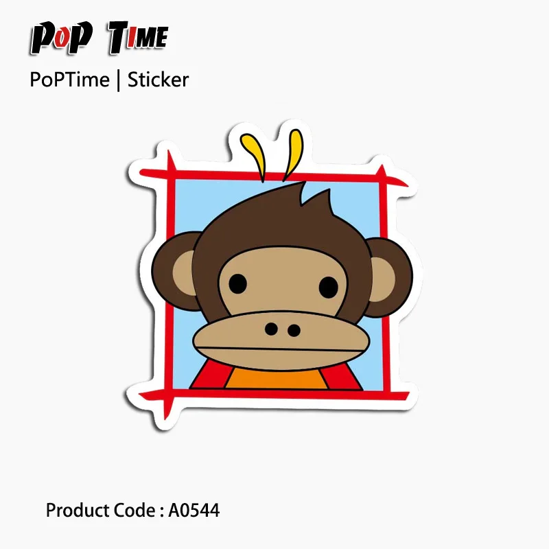 A0367 головы тигра поддельные Emoji наклейки для детей Аниме Забавный мультфильм Home