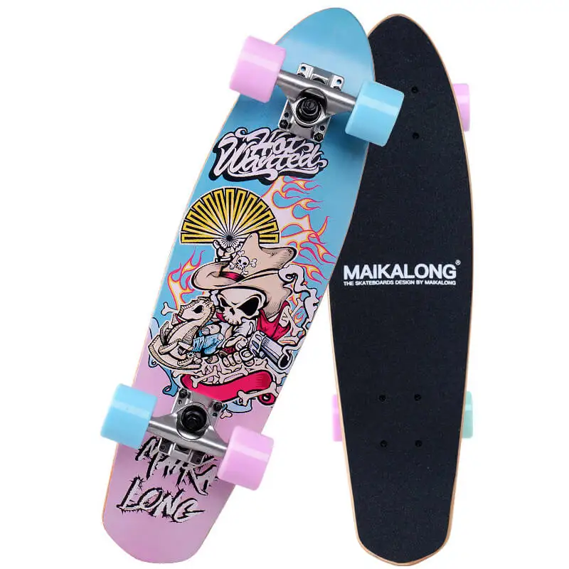 Maple Cruiser Board Профессиональный Скейтборд 26x" Лонгборд скейтборд полный для девочек мальчиков - Цвет: X26