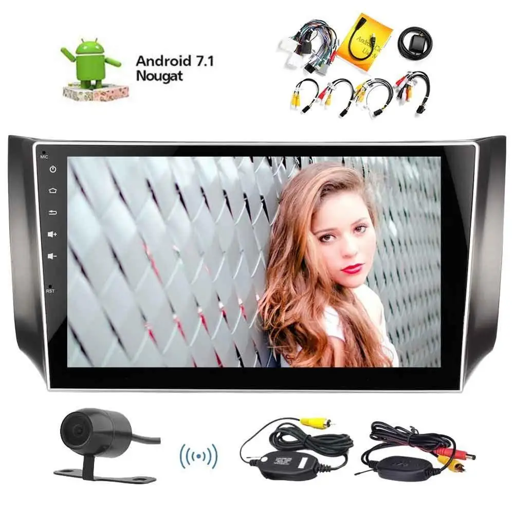10 1 &quotAndroid 7 стерео 2 Din в тире Bluetooth радио gps + бесплатная 3D карта беспроводная