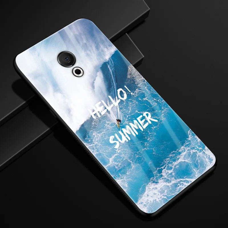 Для Meizu 15 Lite M15 чехол из закаленного стекла жесткий чехол для Meizu 15 Lite M15 чехол для задней панели для Meizu M15 15 Lite M871Q M871H чехол s