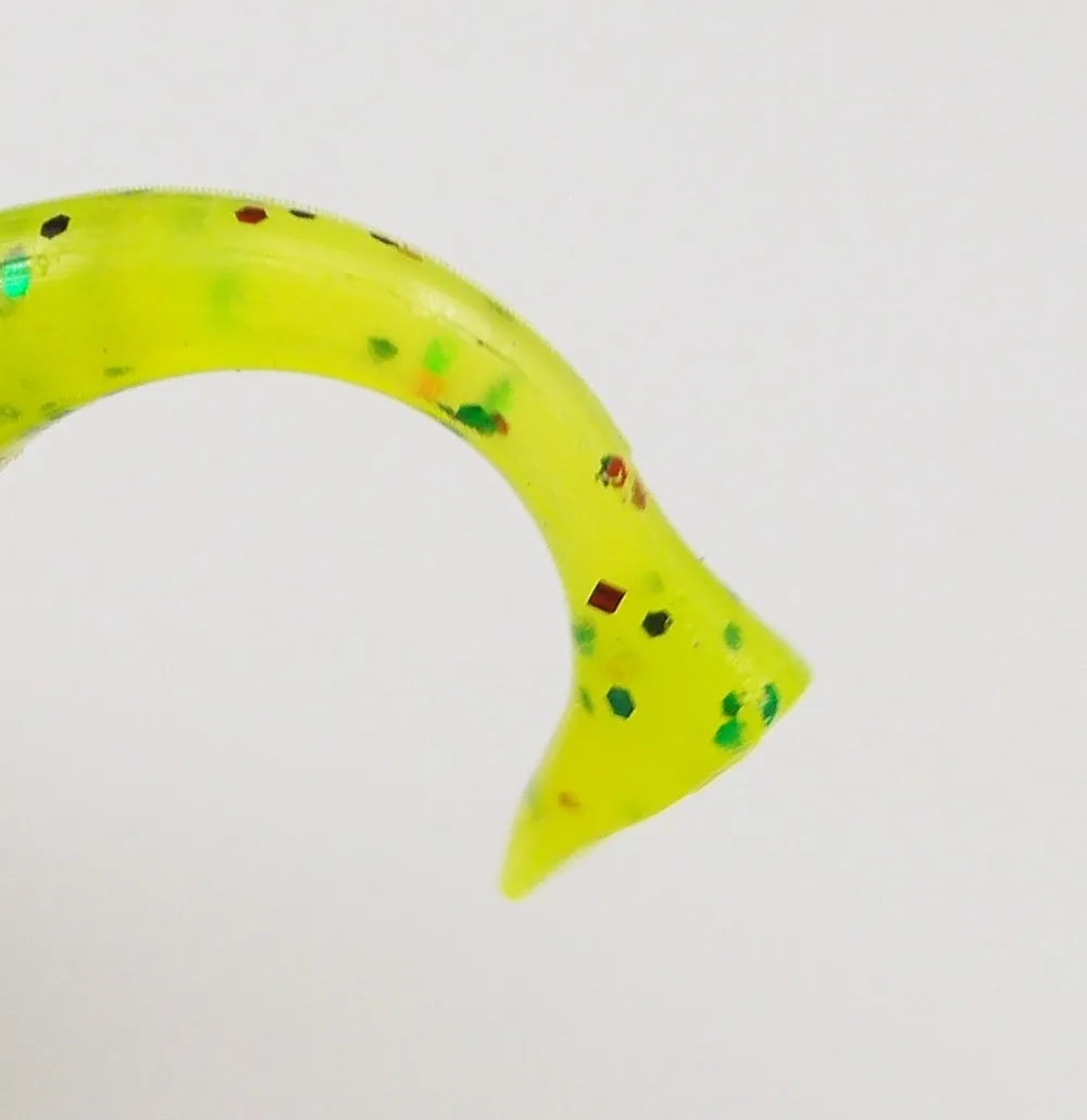 ESFISHING рыболовная приманка запах утиный плавник Shad 85 мм 6 шт. Мягкая искусственные