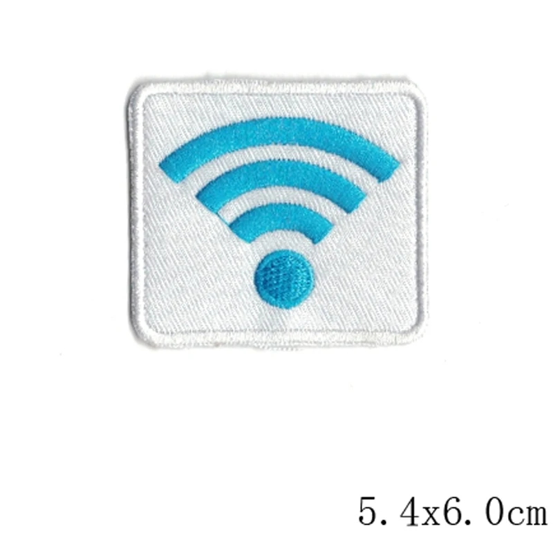 A fashion network signal brand clothing patch embroidery badge free shipping diy can be custom | Дом и сад