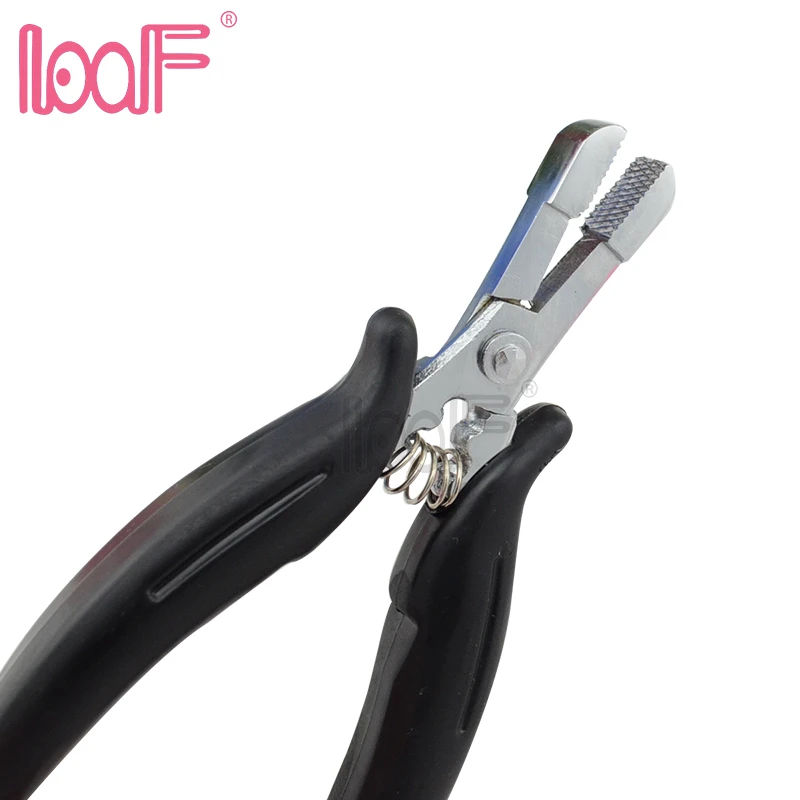 Плоскогубцы для наращивания волос LOOF 50 шт. D типов Fusion капсулы кератиновый клей