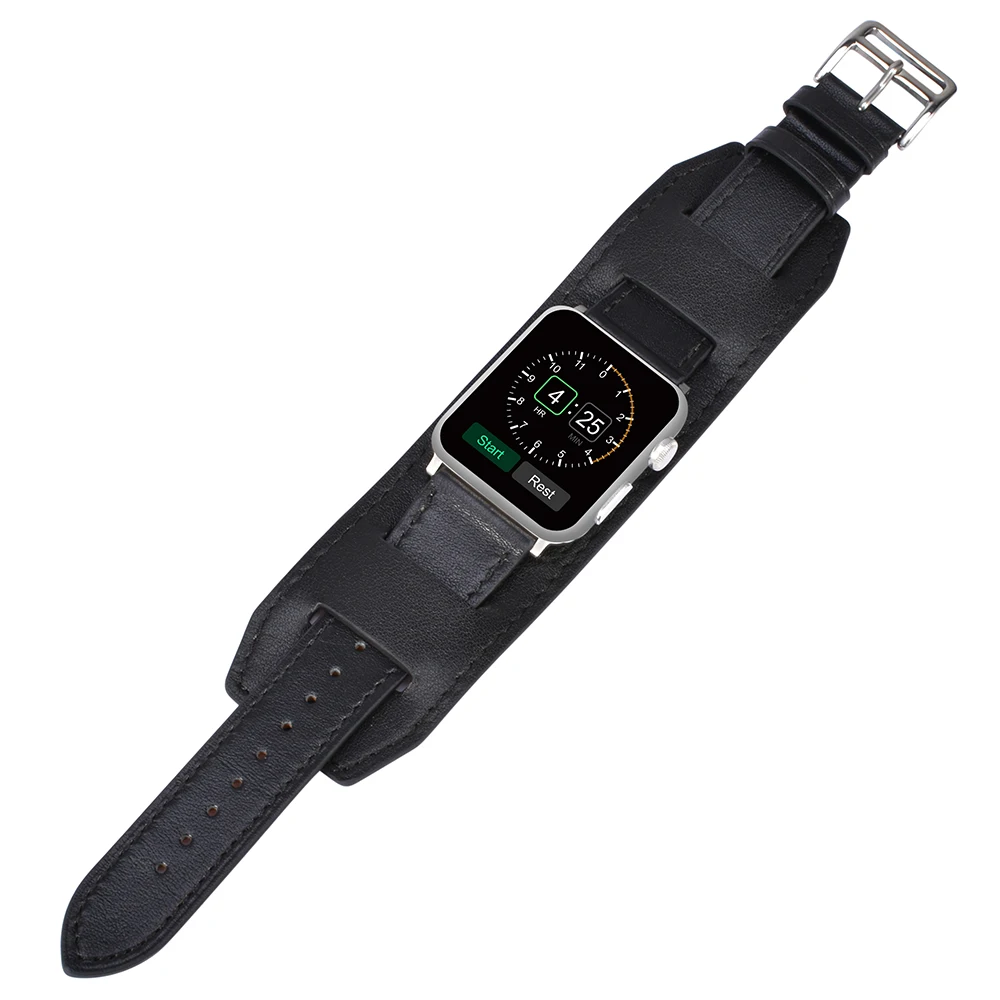 Для Apple Watch Series 3 2 1 группа V MORO из натуральной кожи для 38 мм 42 ремешок Браслет
