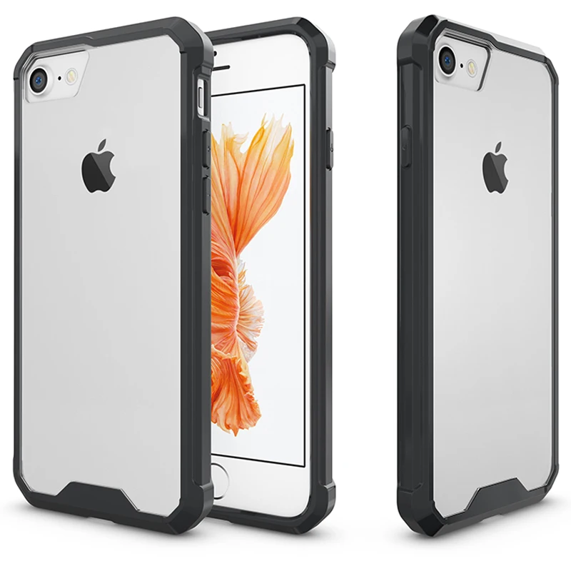 Противоударный чехол для iPhone X XR XS Max чехол-бампер 6S 6 7 8 Plus подушка безопасности