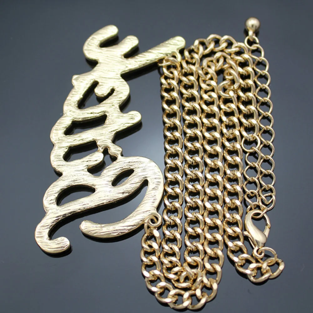 Женское и мужское колье чокер массивное Золотистое Ожерелье с кристаллами|statement