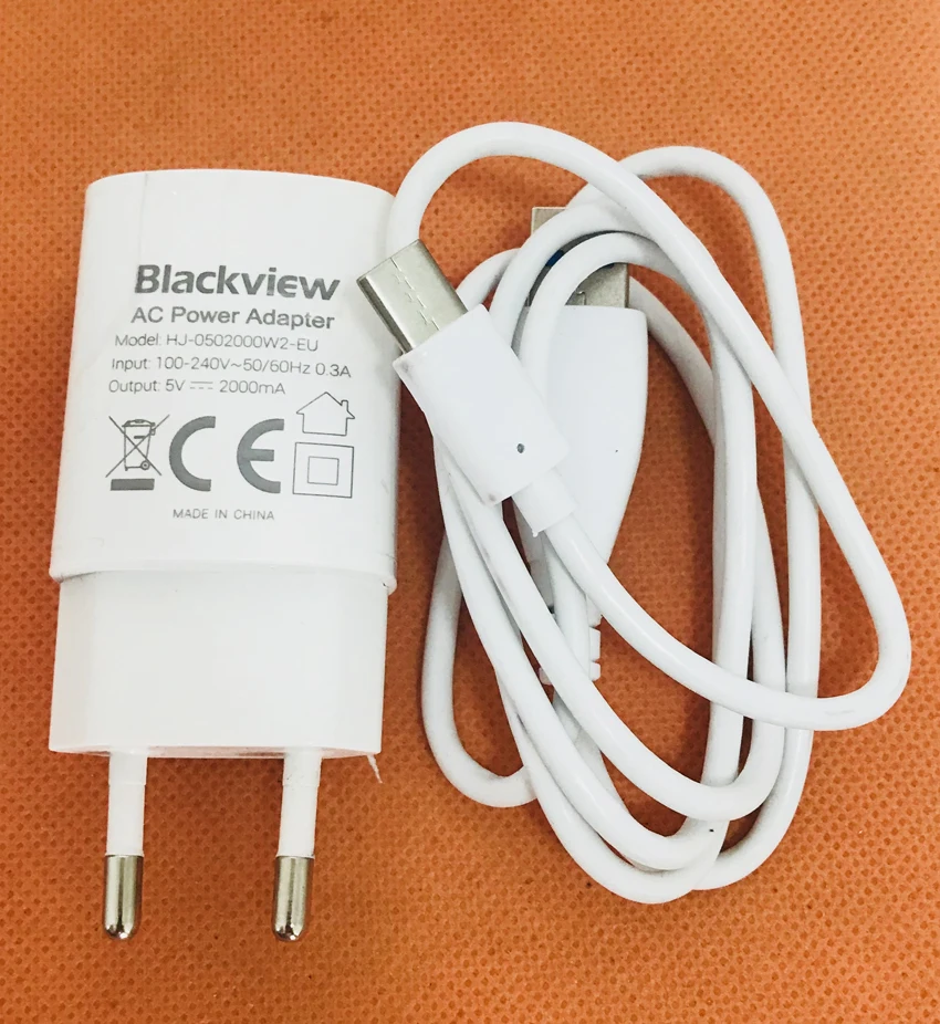 Оригинальный штекер зарядного устройства + кабель type C для Blackview BV7000 Pro MT6750T