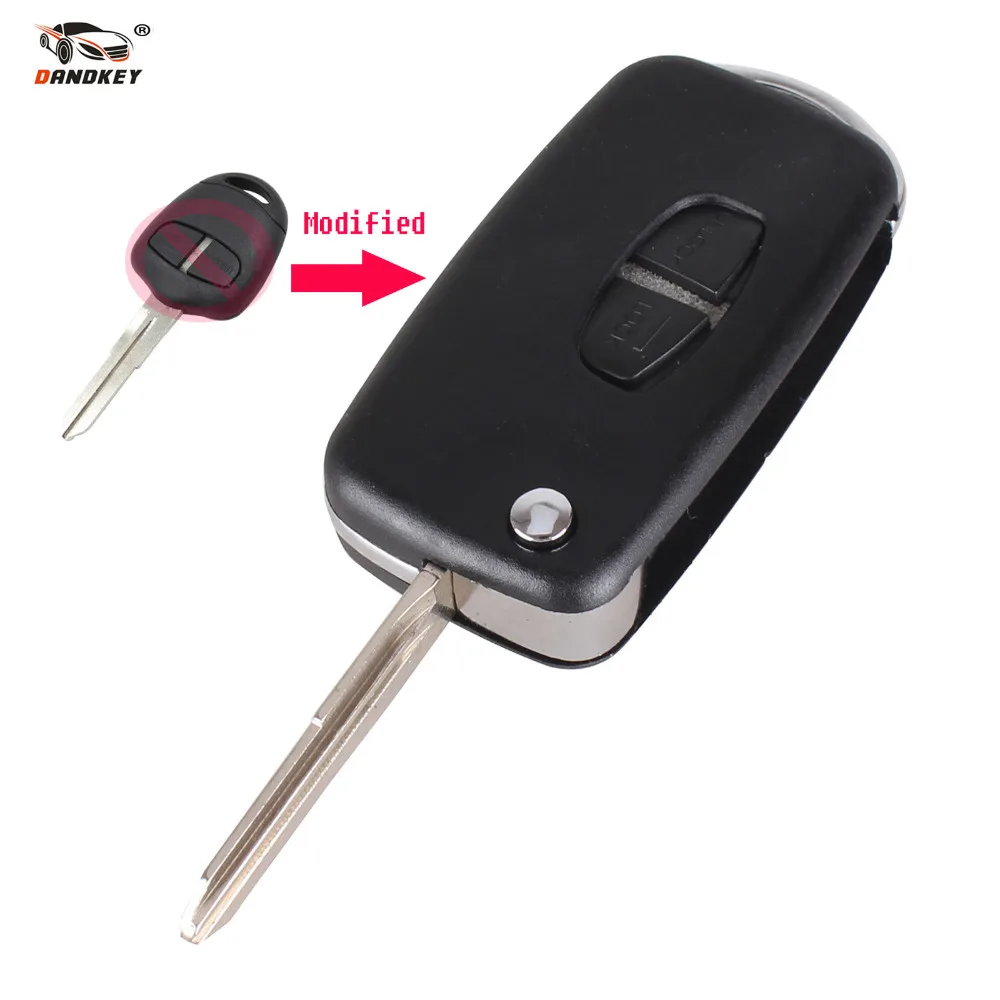Dandkey изменение флип складной дистанционную Оболочки чехол для Mitsubishi Grandis Outlander с