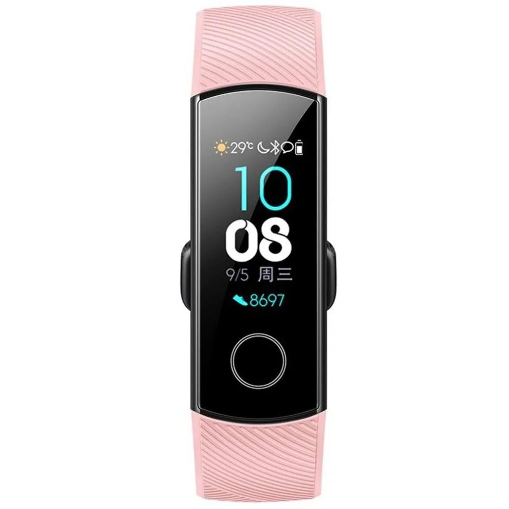 Смарт-браслет huawei Honor Band 4 Amoled, цветной, 0,95 дюйма, сенсорный экран, фитнес-трекер, умный Браслет для плавания, поза, частота сердечных сокращений