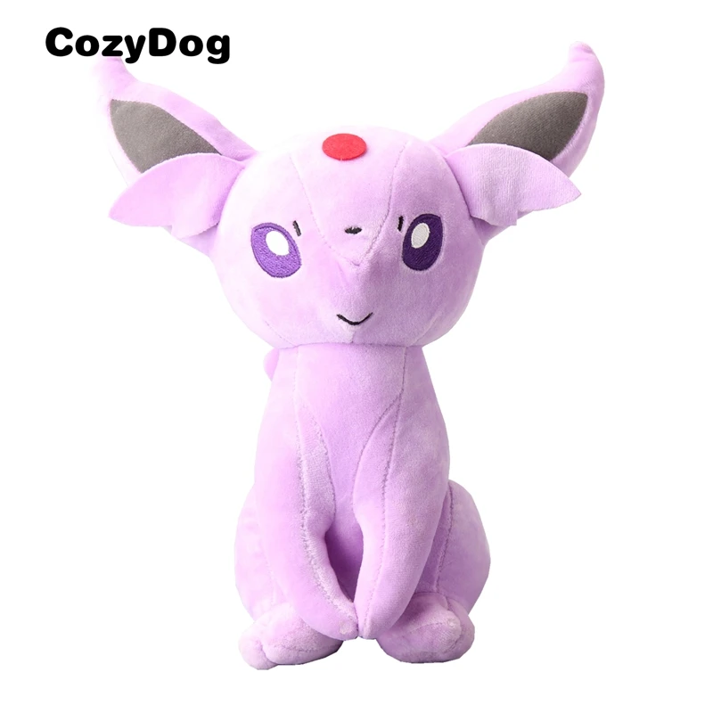 Espeon 30 см Большой размер стоя Eevee Espeon Umbreon Sylveon Jolteon Плюшевые игрушки куклы аниме Eevee набивные куклы, игрушки для детей подарок - Цвет: Espeon