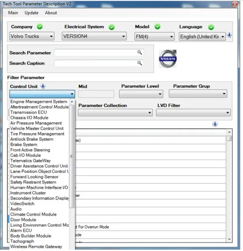 Tech Tool PTT Parameter Description V2 Multilanguage For volvo UNLOCK |
